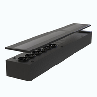 Altavoces Activos de Columna Audfly EA15 con Tecnología Beamforming de 6x2 Pulgadas y Dirección Digital para Sistemas de Refuerzo de Sonido en Gimnasios