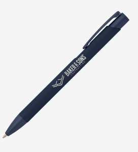 Stylos promotionnels personnalisés de qualité supérieure avec logo imprimé, toucher doux, monochrome, cadeaux, fournitures de papeterie de bureau - Product Image 4