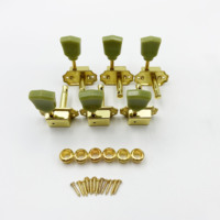 Retro Style Semi Enclosed Jade Tuning Pegs High Quality for LP Electric Guitar Folk Wooden Guitar Accessories