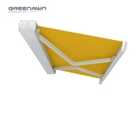 Auvent rétractable, pliable et imperméable, pour Terrasse, couleur personnalisée, 80 pièces disponibles
