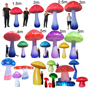 Pallone Gonfiabile a Forma di Fungo 3m con Luce LED RGB Colori Personalizzabili per Feste a Tema Alice nel Paese delle Meraviglie, Palchi Musicali e Decorazioni per Parchi - Product Image 6