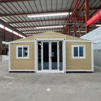 Maison conteneur préfabriquée extensible de 20 pieds et 40 pieds prête à être expédiée, à vendre – Prix des mini-maisons préfabriquées livrables