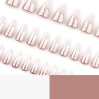 Offre Spéciale – Faux Ongles Longs Ovales de Luxe avec Strass et Diamants, Résistants aux Rayures, Incassables, en ABS – Vente en Gros