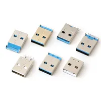 USB Tipe A Konektor Pria, Ponsel Laki-laki Tipe A Konektor Usb Tipe A Laki-laki Arus Tinggi