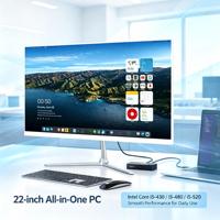 Vente flash - Ordinateur tout-en-un industriel avec écran IPS monobloc 19 22 pouces, processeur I5, le moins cher