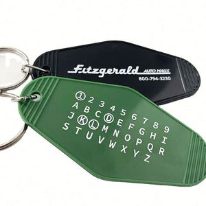 Custom Sublimation <b>Keychain</b> UV Printed Vintage Style Hotel and Motel Room Number Cartoon and <b>Anime</b> Inspired Design - Product Image 3