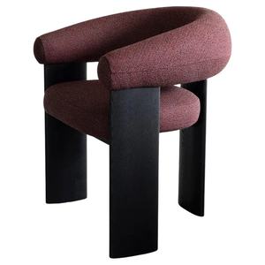 Sillas de Comedor y Sala de Estar Tapizadas en Tela, Sillas de Descanso con Brazos Tapizados - Product Image 1