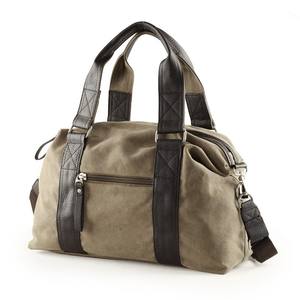 Sac de voyage et de sport vintage en toile pour homme et femme, grand format, à bandoulière, fourre-tout, sac de nuit, sac de week-end, sac de sport extérieur - Product Image 1