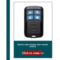 Télécommande à code fixe en forme de goutte d'eau 433 MHz pour porte de garage enroulable et portail électrique
