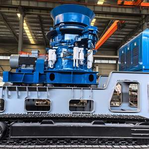 Station de concassage mobile de type chenille avec concasseur à cône Hp300 produit 250-300 de l'équipement de concassage - Product Image 5