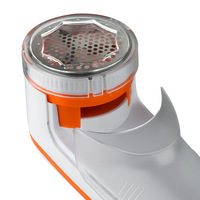 Rouleau anti-bouloches électrique portable à triple lame avec protection, pour un retrait rapide des peluches et des fibres des vêtements, usage domestique, avec prise