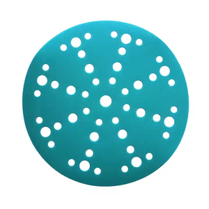 5 인치 125mm 녹색 모래 종이 8 홀 후크 앤 루프 샌딩 디스크 자동차 용 사포 - Product Image 3