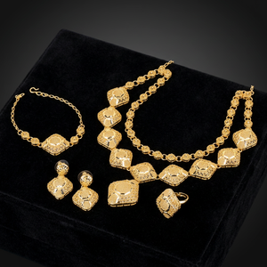 Collares de microformación chapados en oro para bodas y ocasiones especiales, regalo de joyería para mujeres, cobre y latón, Chapado En Oro Laminado - Product Image 1
