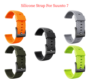 Bracelet en silicone sport pour montre intelligente <span class=keywords><strong>Suunto</strong></span> 7 Bracelet de remplacement Bracelet en caoutchouc Correa pour <span class=keywords><strong>ceinture</strong></span> de poignet Suunto7 - Product Image 3