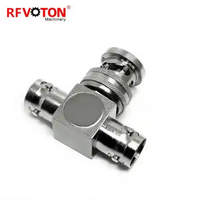 Adaptateur en T BNC Triax mâle femelle femelle 237-TRX-T 3 fentes mâle vers double adaptateur en T Triax femelle à 3 pattes