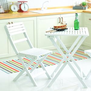 Ensemble bistrot portable en bois, table pliante avec 2 chaises en pin <span class=keywords><strong>de</strong></span> Nouvelle-Zélande pour l'extérieur et l'intérieur - Product Image 1