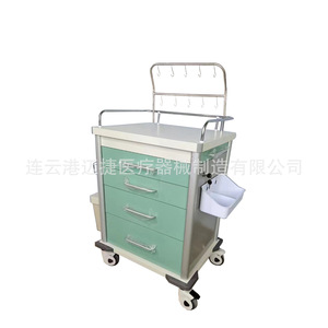Carrito de Tratamiento Médico Maijie de Acero Inoxidable, Carro de Hospital Multifuncional para Enfermería y Uso de Emergencia - Product Image 3