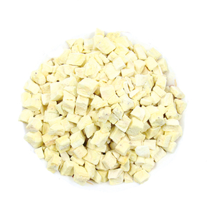 Approvisionnement direct d'usine Cubes de bananes lyophilisés 100% séchage naturel végétalien <span class=keywords><strong>chien</strong></span> traiter BANANA en gros en vrac et emballage OEM - Product Image 2