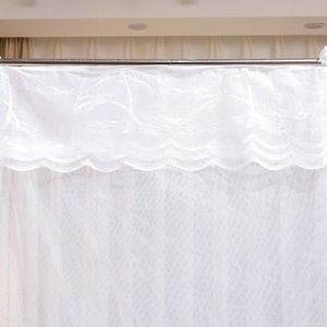 Dentelle couleur unie lit queen king Mais barato retangular cama <span class=keywords><strong>net</strong></span> dossel princesse lit auvent moins cher rectangle lit <span class=keywords><strong>net</strong></span> auvent - Product Image 5