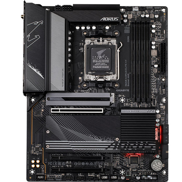 Original New amd B650M AORUS ELITE AX WIFI6 DDR5 AM4 AM5 Ryzen  MATX for Pc Computer Office and Household Use Gaming Motherboard