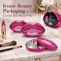 Boîte en métal pour gloss à lèvres, emballage cosmétique personnalisé, vente en gros, baume à lèvres en boîte, fabrication OEM directe