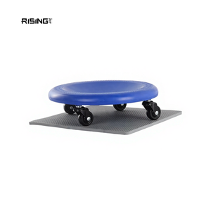 Rouleau d'entraînement abdominal Rising Fitness en ABS plaqué PVC <span class=keywords><strong>pour</strong></span> la maison et la salle de sport – Idéal <span class=keywords><strong>pour</strong></span> les exercices de renforcement du tronc et des abdominaux - Product Image 1