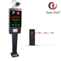 Système de reconnaissance de plaques d'immatriculation avec caméra HD et écran LED pour le contrôle d'accès aux parkings - Zento