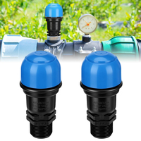 Valve de décharge d'air en plastique GREAT IRRIGATION pour système d'irrigation, filetage mâle 3/4 pouce et 1 pouce, pour le soulagement de la pression
