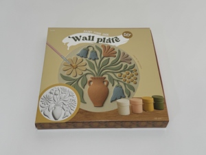 DIY White <strong>Plaster</strong> Figurines Painting Kit with Non-Toxic Paints &amp; Brushes, Arts and Crafts Gift Box <strong>Set</strong> for Kids and Adults - Product Image 4