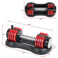 Haltère réglable durable avec système de verrouillage rapide pour les exercices de squat, de curl et de pression