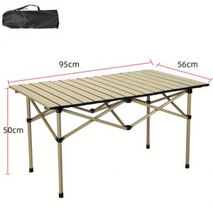 Table de barbecue pliable en acier au carbone pour le camping, le pique-nique, portable, pour l'extérieur - Product Image 4