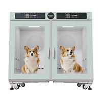 Grande boîte de séchage automatique pour chiens et chats, écologique et luxueuse, avec couleur personnalisée pour les salons de toilettage pour animaux de compagnie