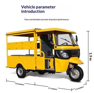มอเตอร์ไซค์3ล้อสำหรับขนส่งแบบอเนกประสงค์9-12ผู้โดยสารและขนส่งสินค้าสองวัตถุประสงค์ - Product Image 2