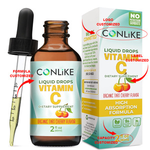 Thực phẩm bổ sung hỗ trợ miễn dịch hữu cơ dạng nhỏ giọt <span class=keywords><strong>Vitamin</strong></span> C Liposome nhãn hiệu riêng OEM dành cho người lớn và trẻ em, bổ sung thảo dược - Product Image 6