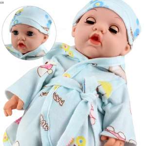 Adorable poupée bébé reborn en silicone pleine grandeur de 12 pouces <span class=keywords><strong>qui</strong></span> <span class=keywords><strong>pleure</strong></span> <span class=keywords><strong>et</strong></span> <span class=keywords><strong>fait</strong></span> <span class=keywords><strong>pipi</strong></span>, cadeau pour enfants - Product Image 3