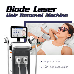 Les cheveux verticaux de laser de diode de longueur d'onde de type 808nm 4 enlèvent la machine de beauté avec le système de rajeunissement de peau - Product Image 6