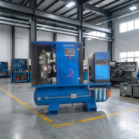 Compresseur d'air 4-en-1 à vitesse variable PM 20HP 15KW 1.6MPA 2.0MPA avec réservoir d'air pour découpe laser, à forte réutilisation