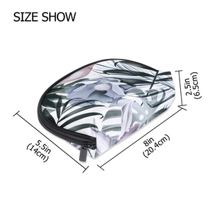 Fashion Customized Print Zipper Pouch Brushes Traveling Organizer Toiletry Make-up Cosmetic Bag for Girls - Product Image 3