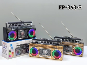 Nouveau lecteur <span class=keywords><strong>de</strong></span> cassettes rétro nostalgique FP363-S, lecteur <span class=keywords><strong>de</strong></span> cassettes vintage, radio rétro, haut-parleur bleu, lecteur <span class=keywords><strong>de</strong></span> cassettes - Product Image 2