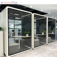 Cabine téléphonique confortable et silencieuse pour la cabine de communication sans stress du supermarché de l'immeuble de bureaux du centre commercial de la maison