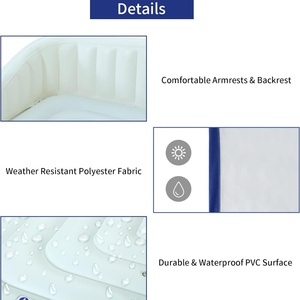 เก้าอี้ลอยน้ำแบบมีหลังคาสำหรับสระว่ายน้ำ - Product Image 6