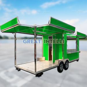 Carrito de Comida Móvil para Café, Catering, Churros, Pizza, Barra Móvil, Remolque de Comida Totalmente Equipado, Snacks, Hot Dogs, Papas Fritas, Tamaños Personalizables - Product Image 4