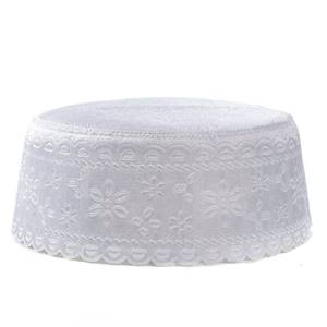 Chapeau kufi tricoté en coton à motif serpent, brodé sur mesure, marque Yasin, pour musulmans Hui, chapeau de prière islamique pour l'été - Product Image 1