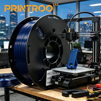 Filament PETG PRINTROO 1,75 mm 1 kg, impression haute vitesse, haute transmission, résistant, flexible, lisse, enroulé soigneusement pour impression 3D FDM