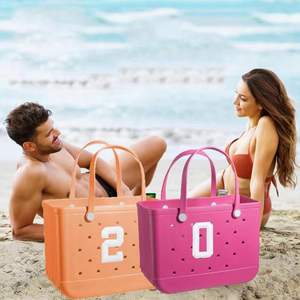 Bogg Bag Number Charms Insertar letras decorativas 0-9 Compatible con Bogg Bag Original Todos los modelos para bolso Bolsa de playa - Product Image 5