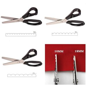 Tijeras Profesionales de Acero Inoxidable con Hojas Dentadas para Costura, Manualidades, Confección, y Corte de Tela y Papel - Product Image 2