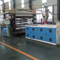 Ligne de production de machines extrudeuses pour la fabrication de feuilles de marbre artificiel en PVC, haute qualité et faible coût, PVC imperméable