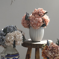 Party Hotel Hochzeits dekoration Tisch dekorative Blumenstrauß Künstliche Herbst farbige Hortensie Blume