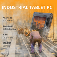 Tablette robuste Android T101 MTK avec lecteur de codes-barres 1D, 8+128 Go, 2,0 GHz, NFC, lecteur fixe UHF RFID, Octa Core, industrielle, en stock