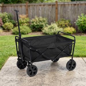 Carrello della spesa pieghevole in nylon Galileo 81L con quattro ruote e capacità di carico di 65 kg - Product Image 3